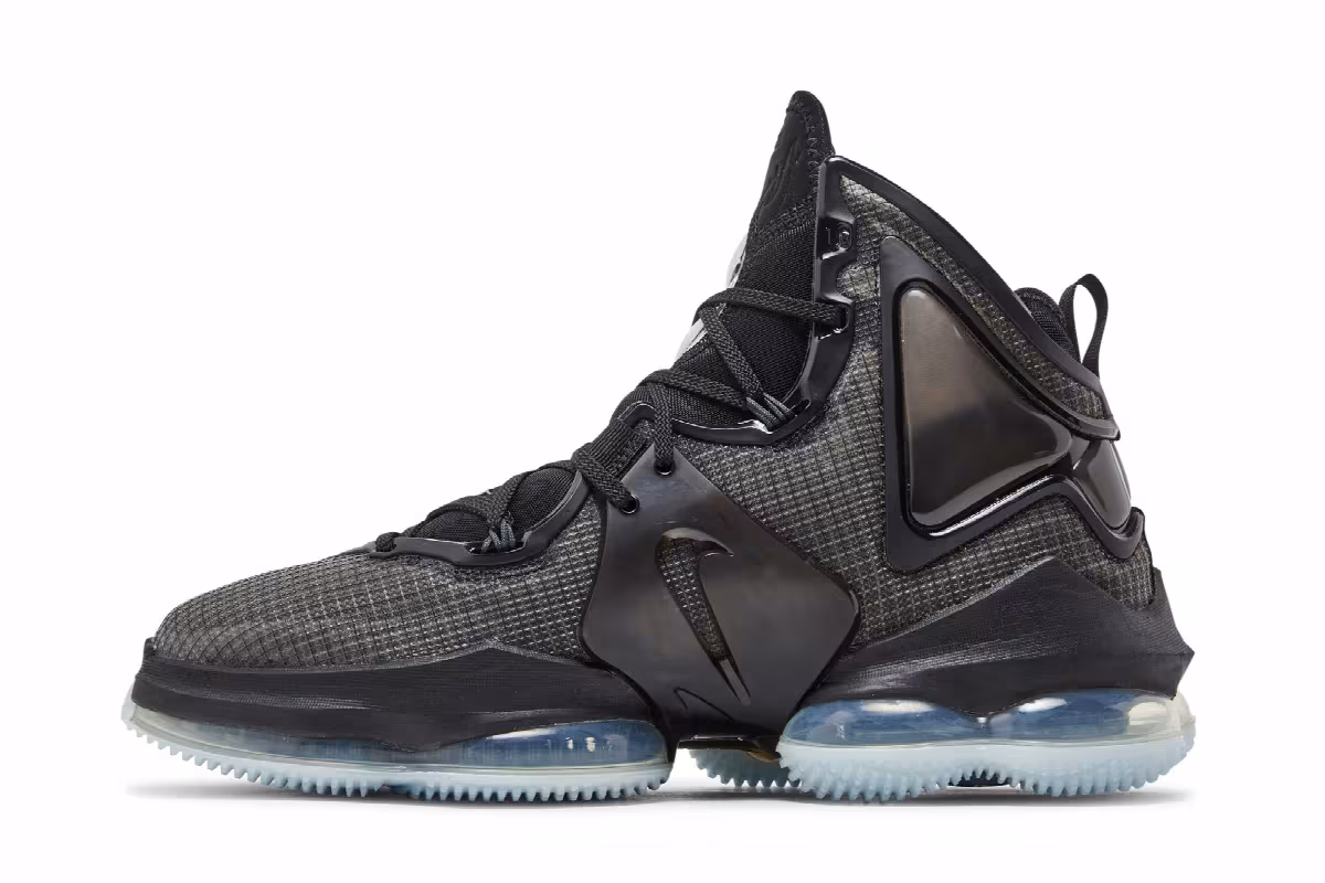 Nike LeBron 19 EP Black Aqua, view 4