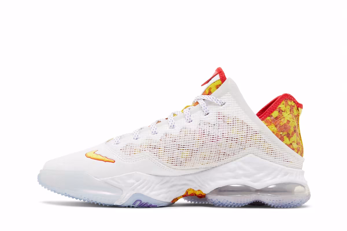 Flintstone x Nike LeBron 19 Low EP Magic Fruity Pebbles, view 4