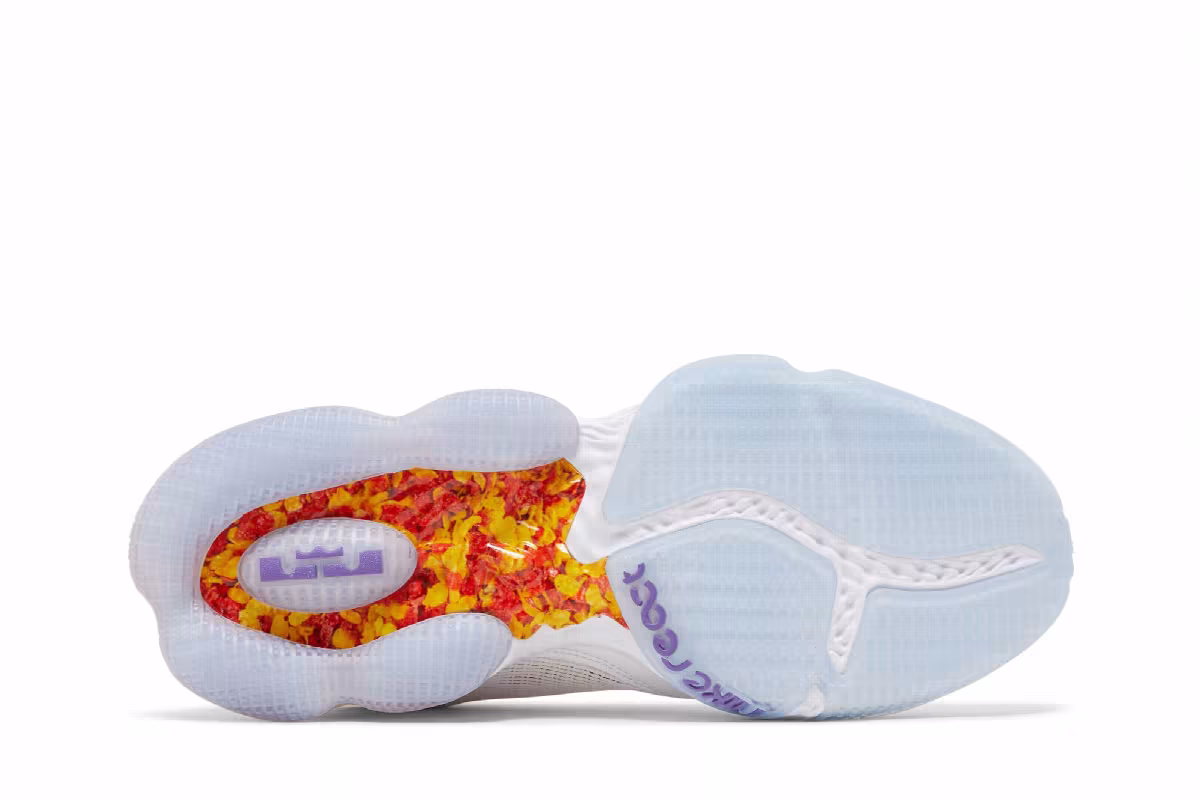 Flintstone x Nike LeBron 19 Low EP Magic Fruity Pebbles, view 5