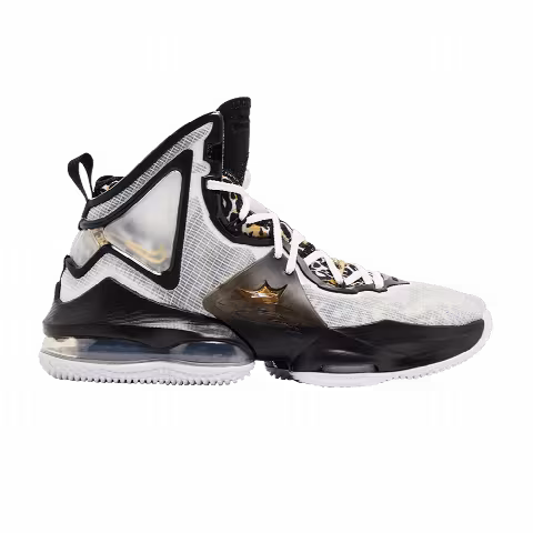 Nike LeBron 19 SE GS 'White Metallic Gold'