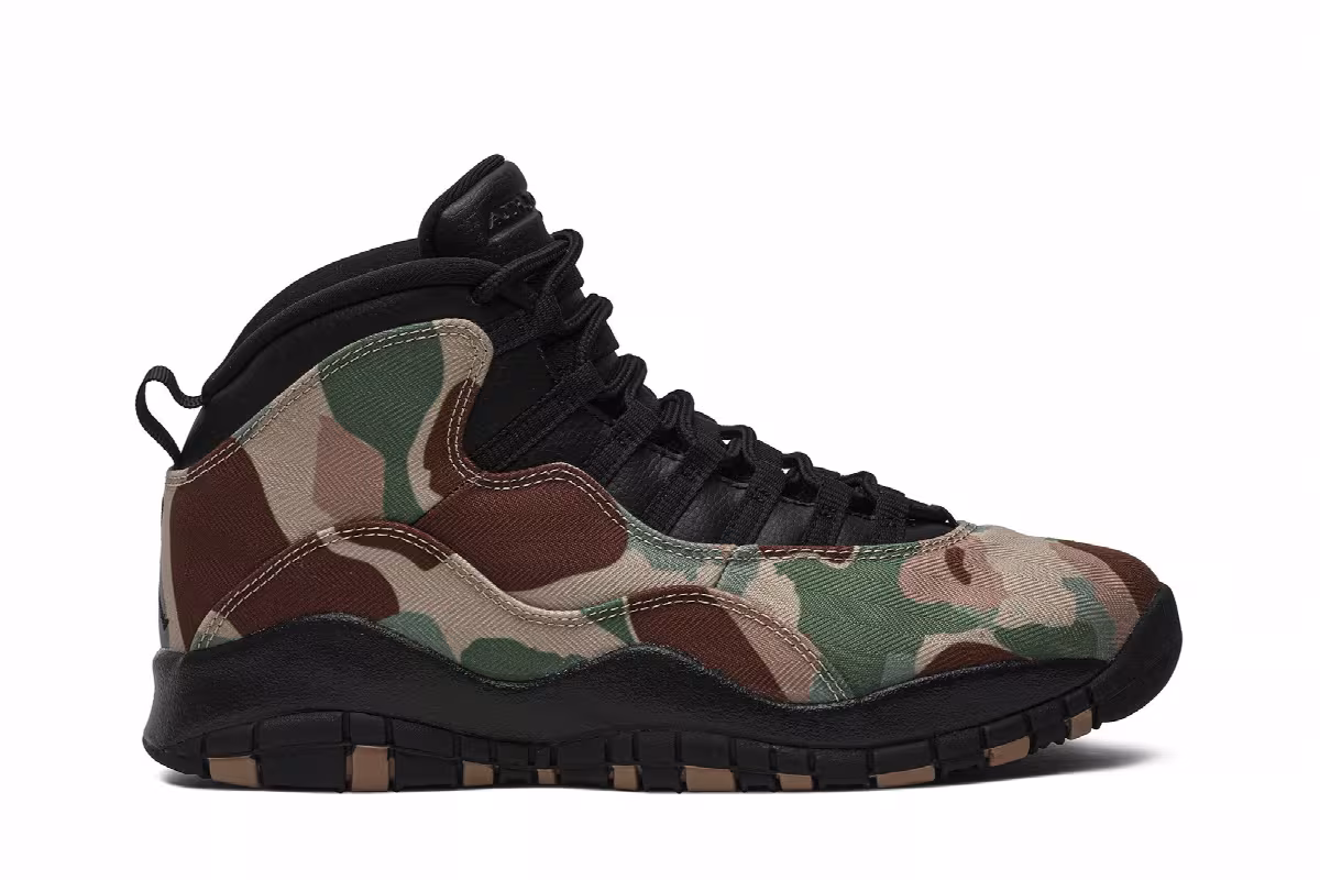 Air Jordan 10 Desert Camo, view 2