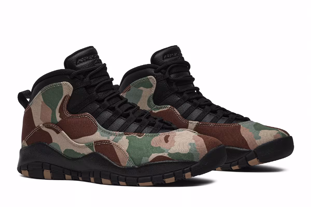 Air Jordan 10 Desert Camo, view 9