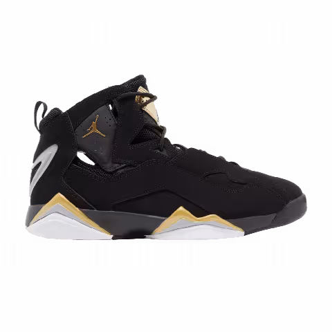 Air Jordan True Flight 'Black Metallic Gold'