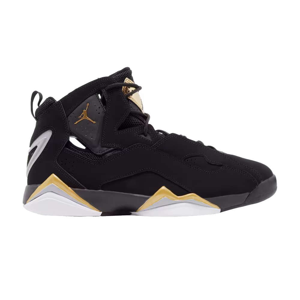 Air Jordan True Flight Black Metallic Gold