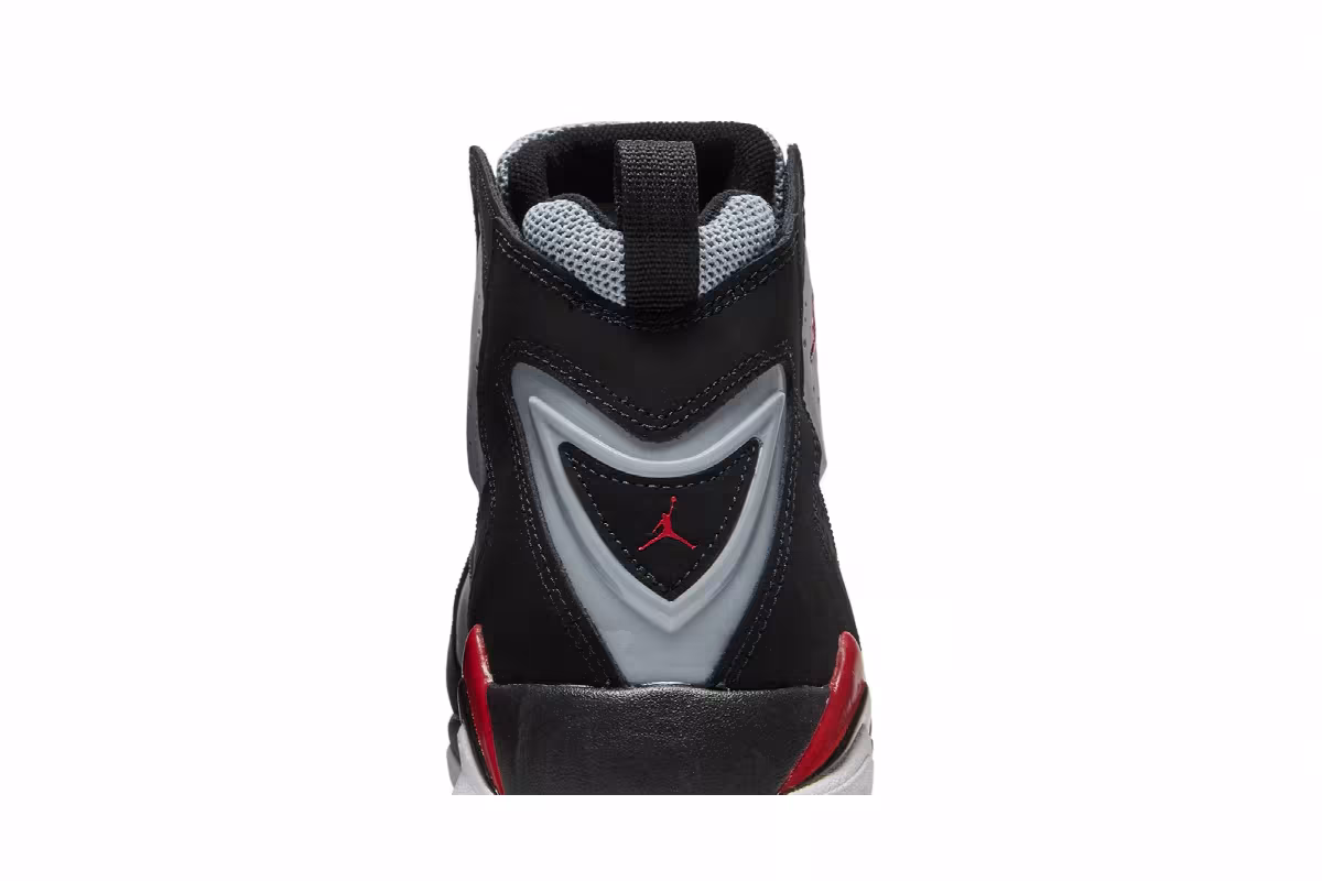Air Jordan True Flight Black Red Grey, view 8