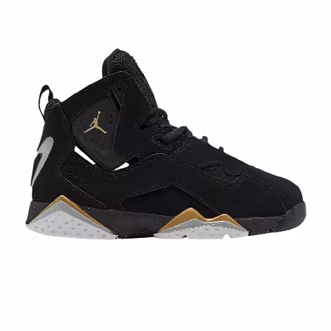 Air Jordan True Flight BP 'Black Metallic Gold'