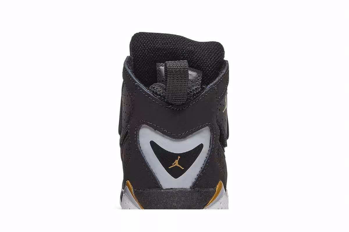 Air Jordan True Flight TD Black Metallic Gold 2019, view 8