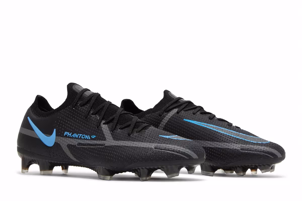 Nike Phantom GT2 Elite FG Black Iron Grey, view 9