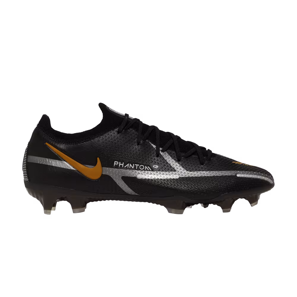 Nike Phantom GT2 Elite FG Black Metallic Gold