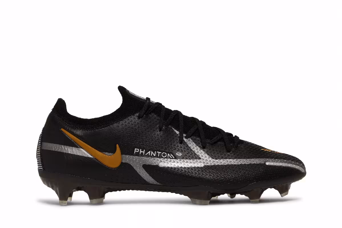 Nike Phantom GT2 Elite FG Black Metallic Gold, view 2