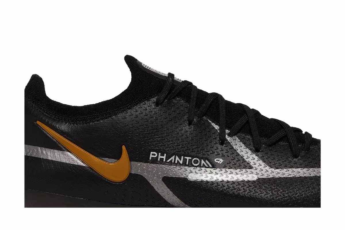 Nike Phantom GT2 Elite FG Black Metallic Gold, view 3
