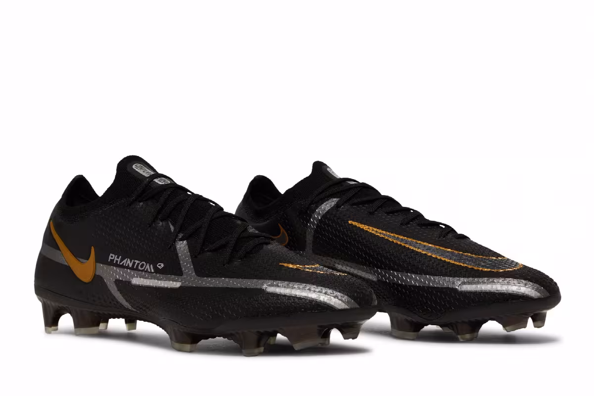 Nike Phantom GT2 Elite FG Black Metallic Gold, view 9