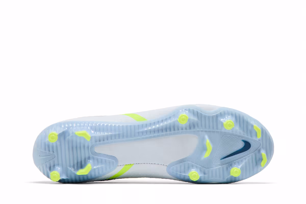 Nike Phantom GT2 Academy DF MG Grey Dark Marina Blue, view 5