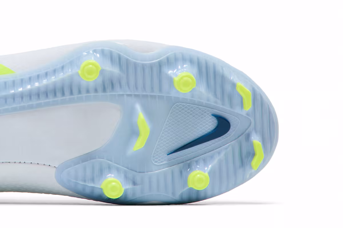 Nike Phantom GT2 Academy DF MG Grey Dark Marina Blue, view 6