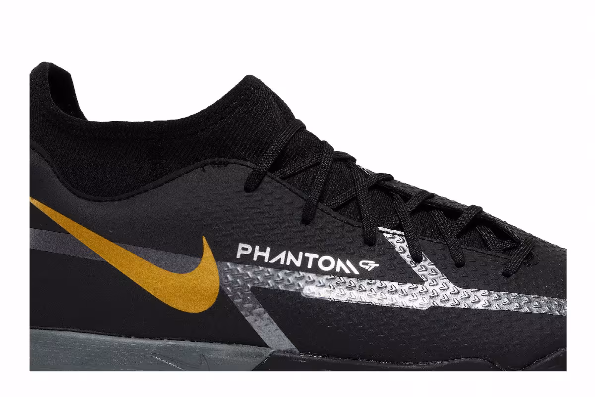 Nike Phantom GT2 Academy DF TF Black Metallic Dark Grey, view 3