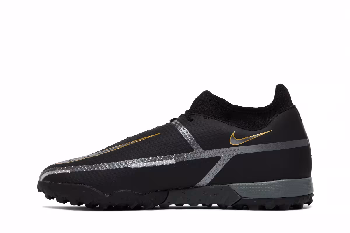Nike Phantom GT2 Academy DF TF Black Metallic Dark Grey, view 4
