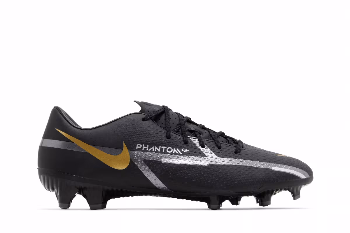 Nike Phantom GT2 Academy MG Black Metallic Gold, view 2