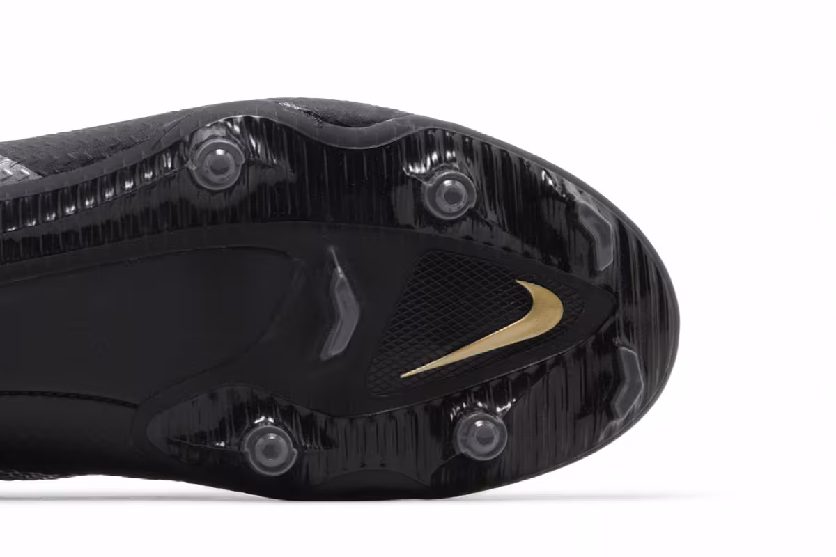Nike Phantom GT2 Academy MG Black Metallic Gold, view 6