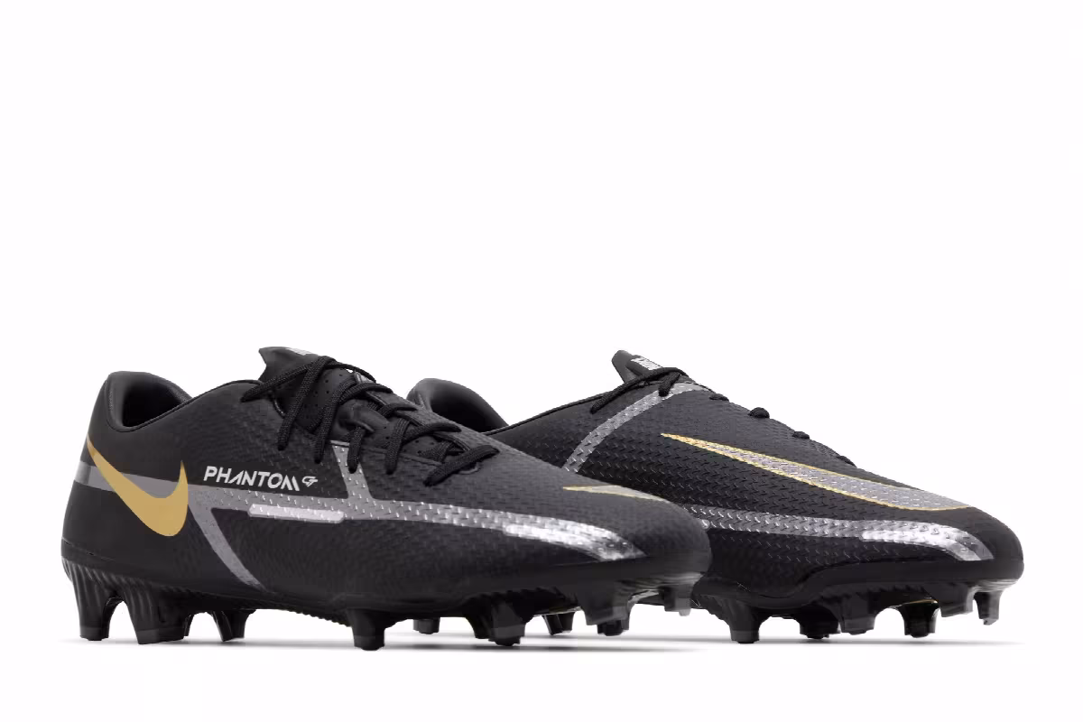 Nike Phantom GT2 Academy MG Black Metallic Gold, view 9