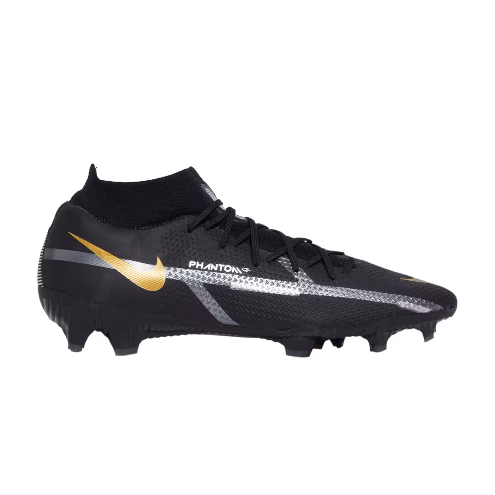 Nike Phantom GT 2 Pro DF FG Black Metallic Gold