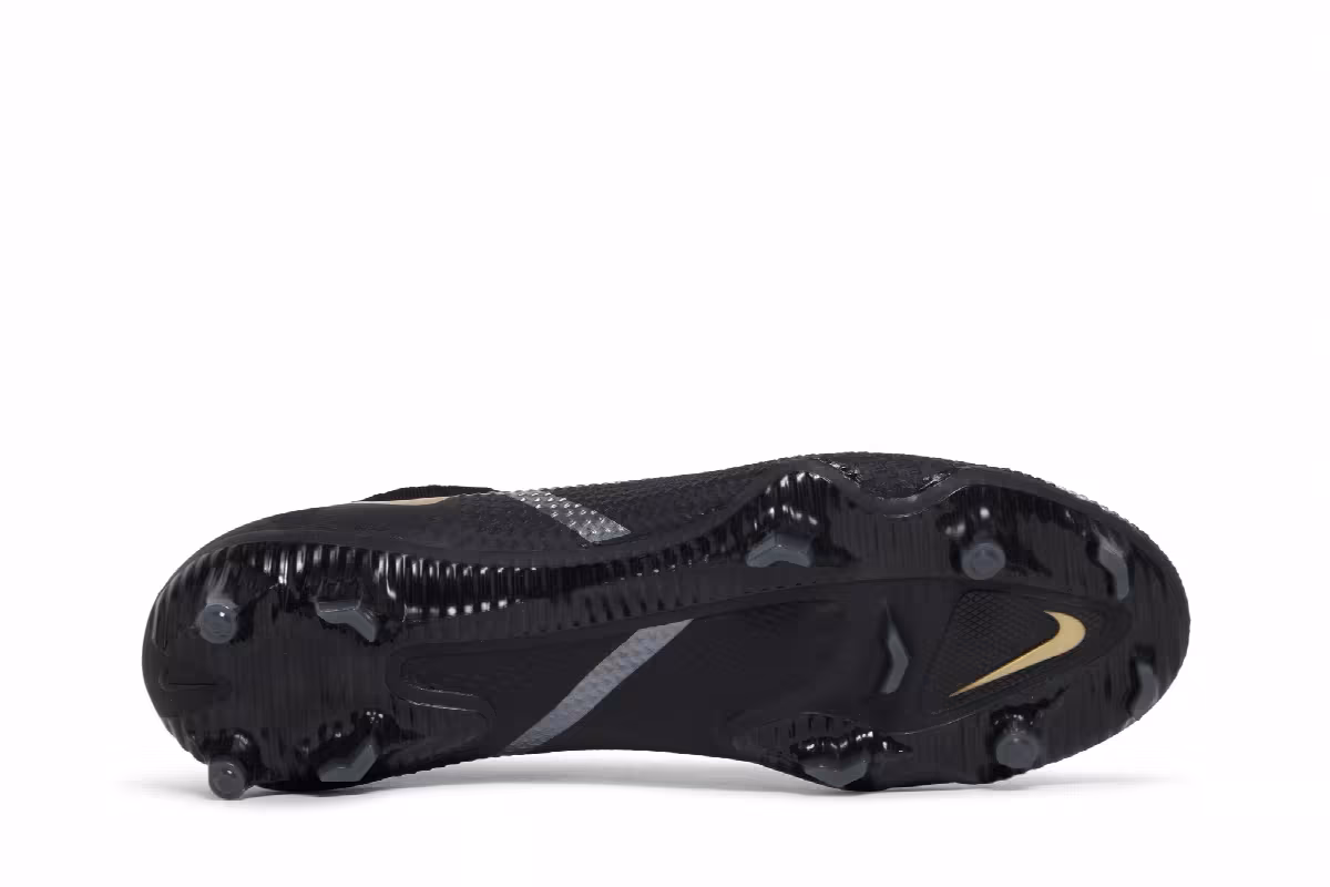 Nike Phantom GT 2 Pro DF FG Black Metallic Gold, view 5