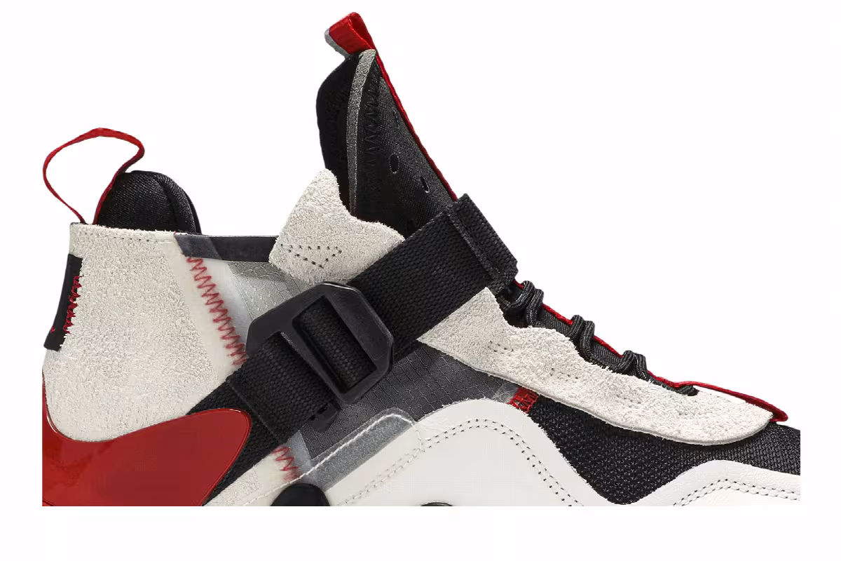 Air Jordan Defy SP White Black Red, view 3