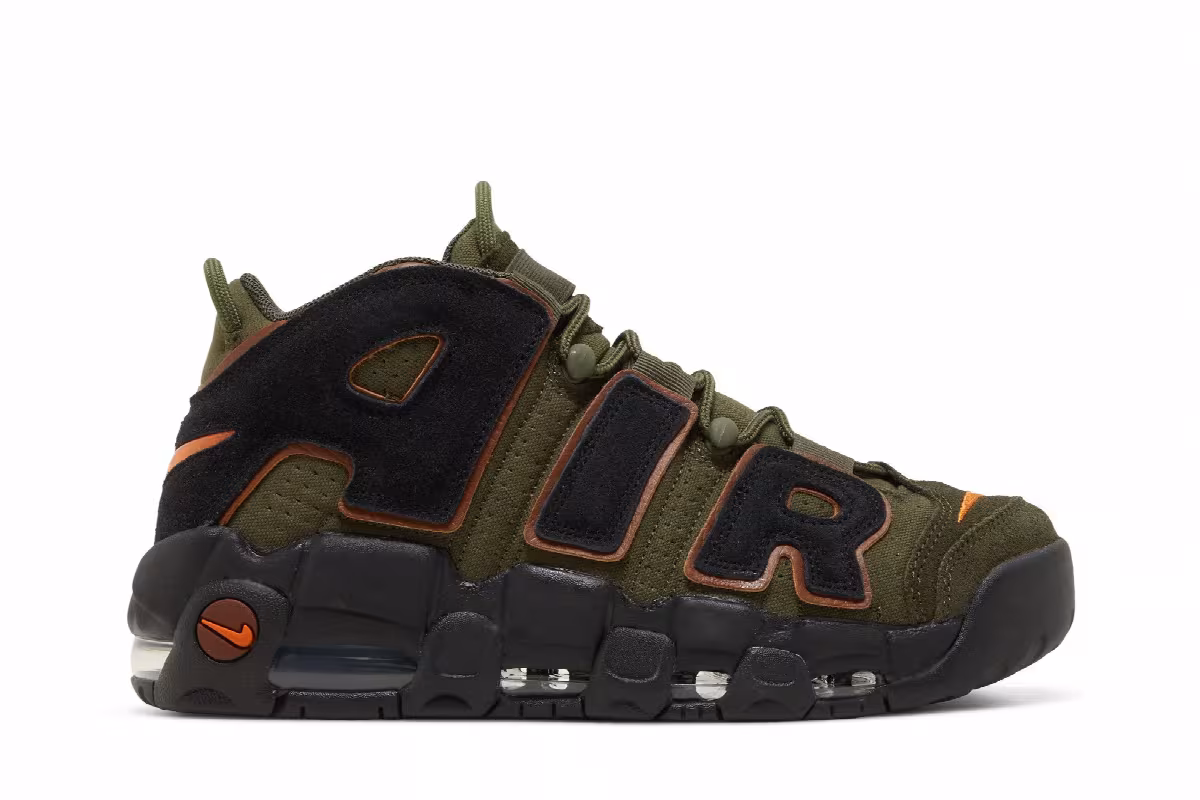 Nike Air More Uptempo 96 Cargo Khaki, view 2