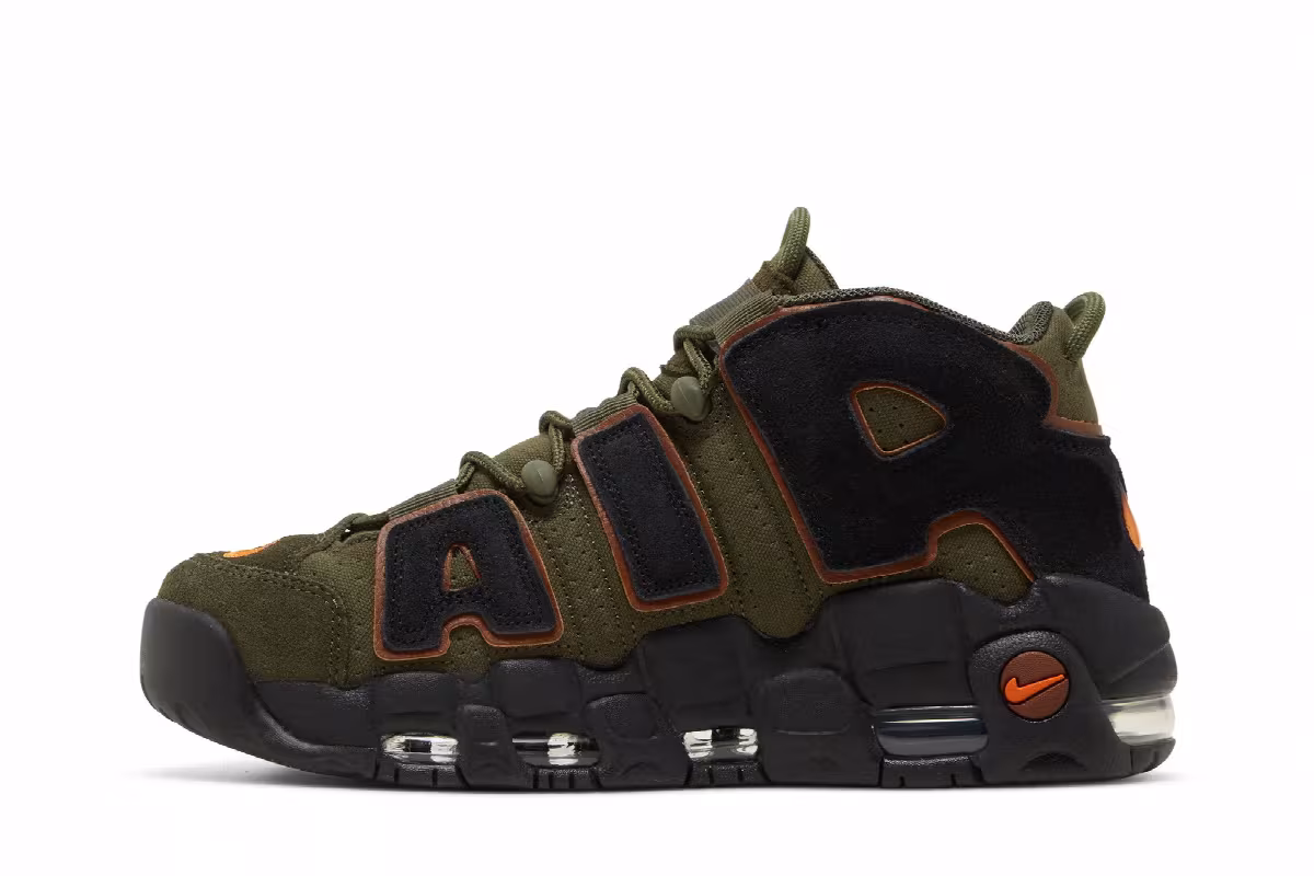 Nike Air More Uptempo 96 Cargo Khaki, view 4