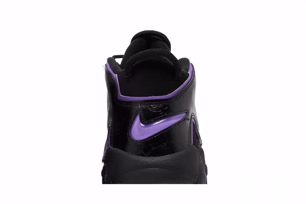 Nike Air More Uptempo Black Action Grape, view 8