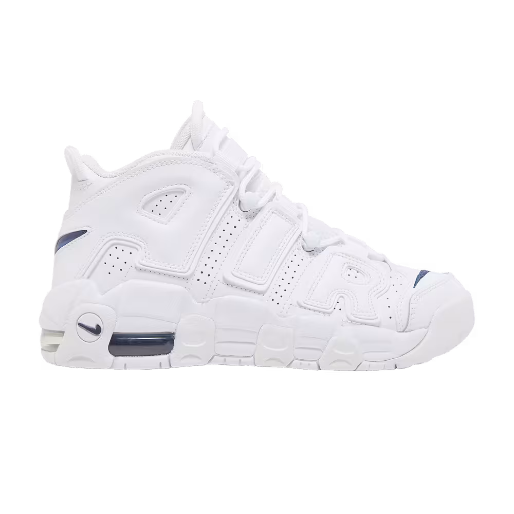 Nike Air More Uptempo GS White Midnight Navy