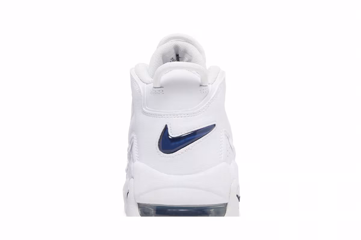 Nike Air More Uptempo GS White Midnight Navy, view 8