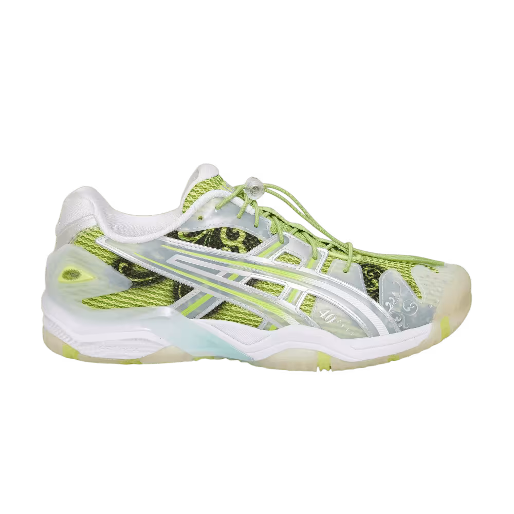 Little Tokyo Table Tennis x ASICS Gel Resolution 5 Parrot Green Pure Silver