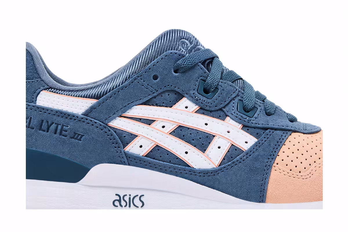 Kith x ASICS Gel-Lyte III Remastered Salmon Toe, view 3