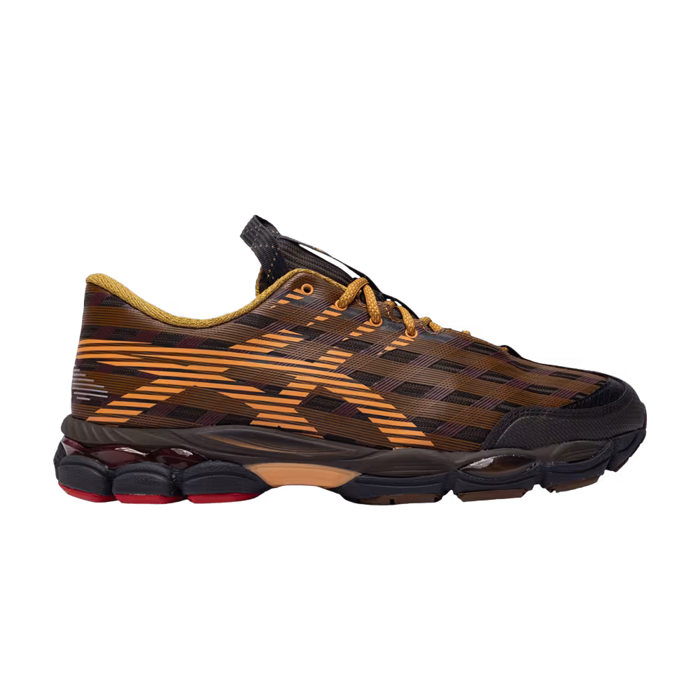 Kiko Kostadinov x ASICS US8-S GEL-SJ33 Black Coffee Orange Lily