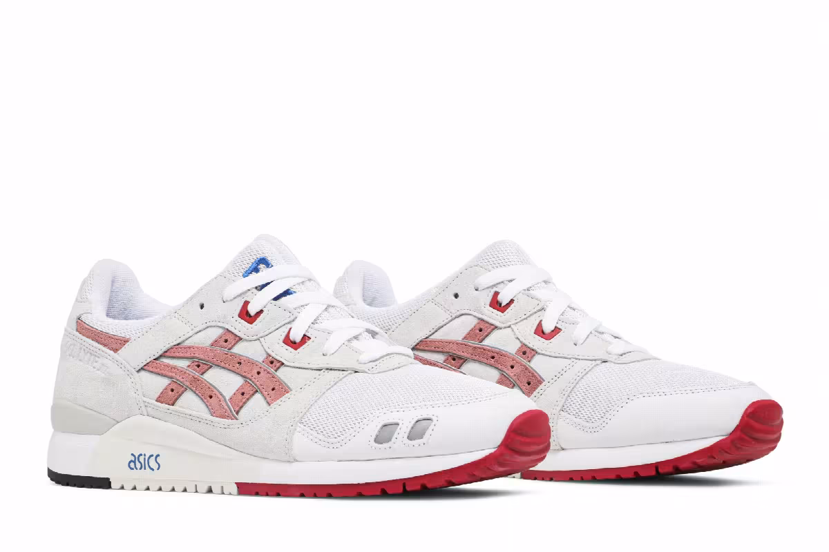 Kith x ASICS Gel Lyte 3 OG Tokyo Trio Pack - Yoshino Rose, view 9
