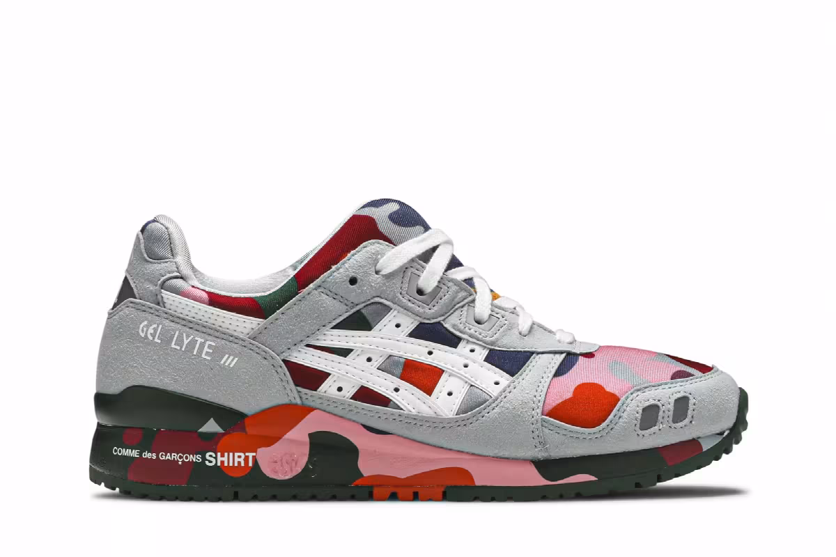 Comme Des Garçons SHIRT x ASICS Gel Lyte 3 Colorful Camo, view 2