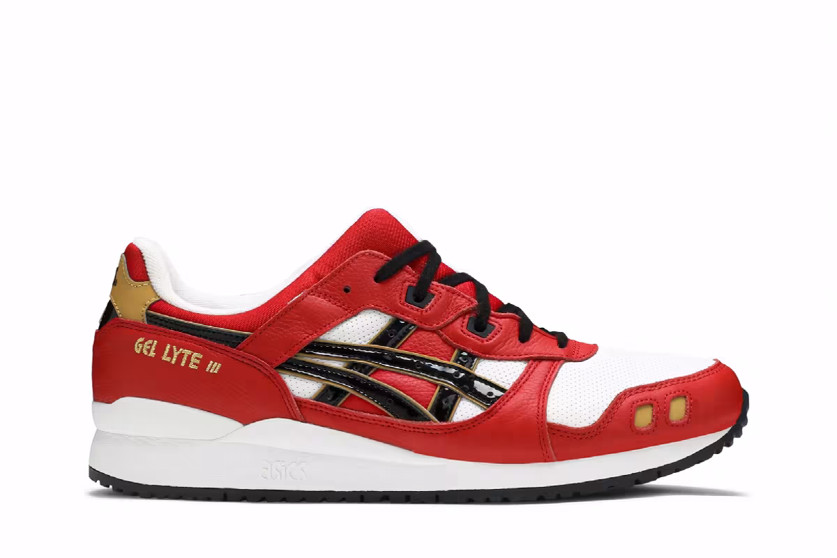 ASICS Gel Lyte 3 OG Red Daruma, view 2