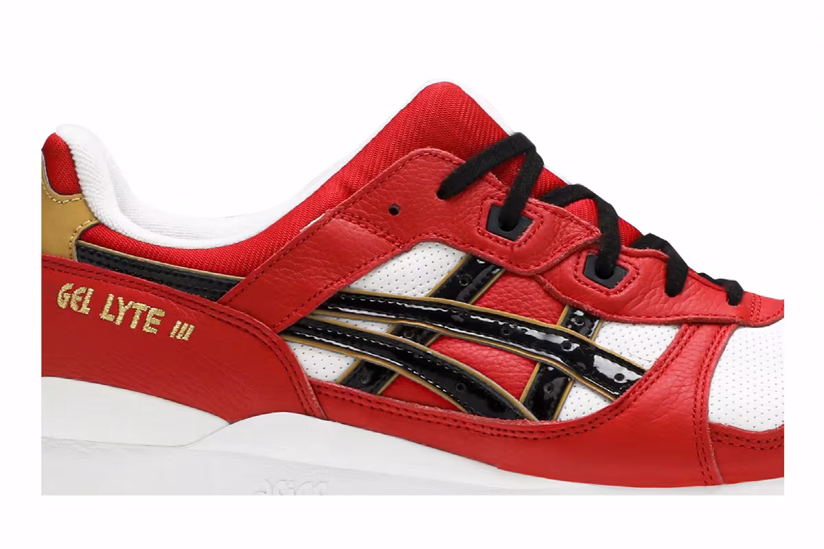 ASICS Gel Lyte 3 OG Red Daruma, view 3