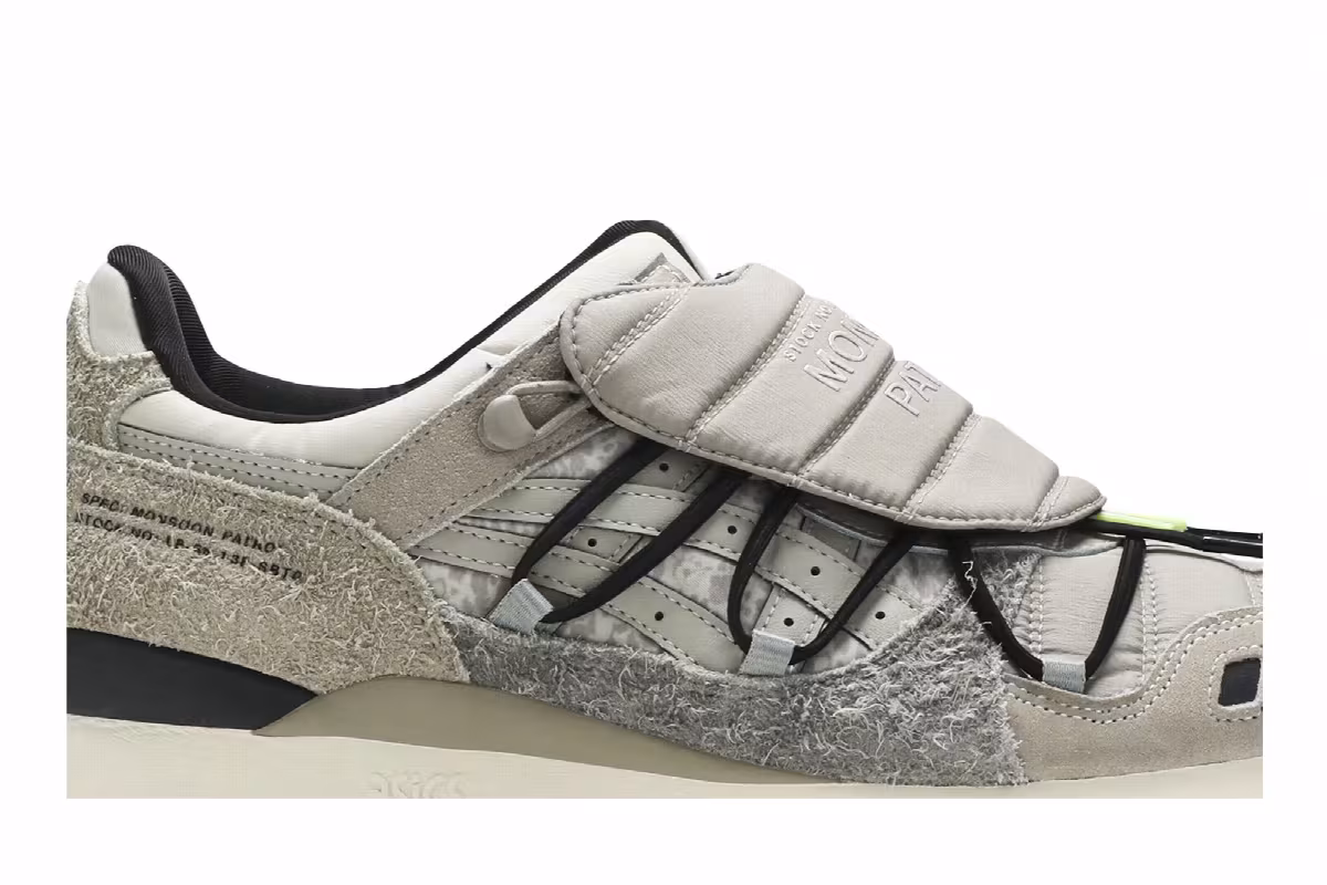 Limited Edt x SBTG x ASICS Gel Lyte 3 OG Monsoon Patrol - Piedmont Grey, view 3