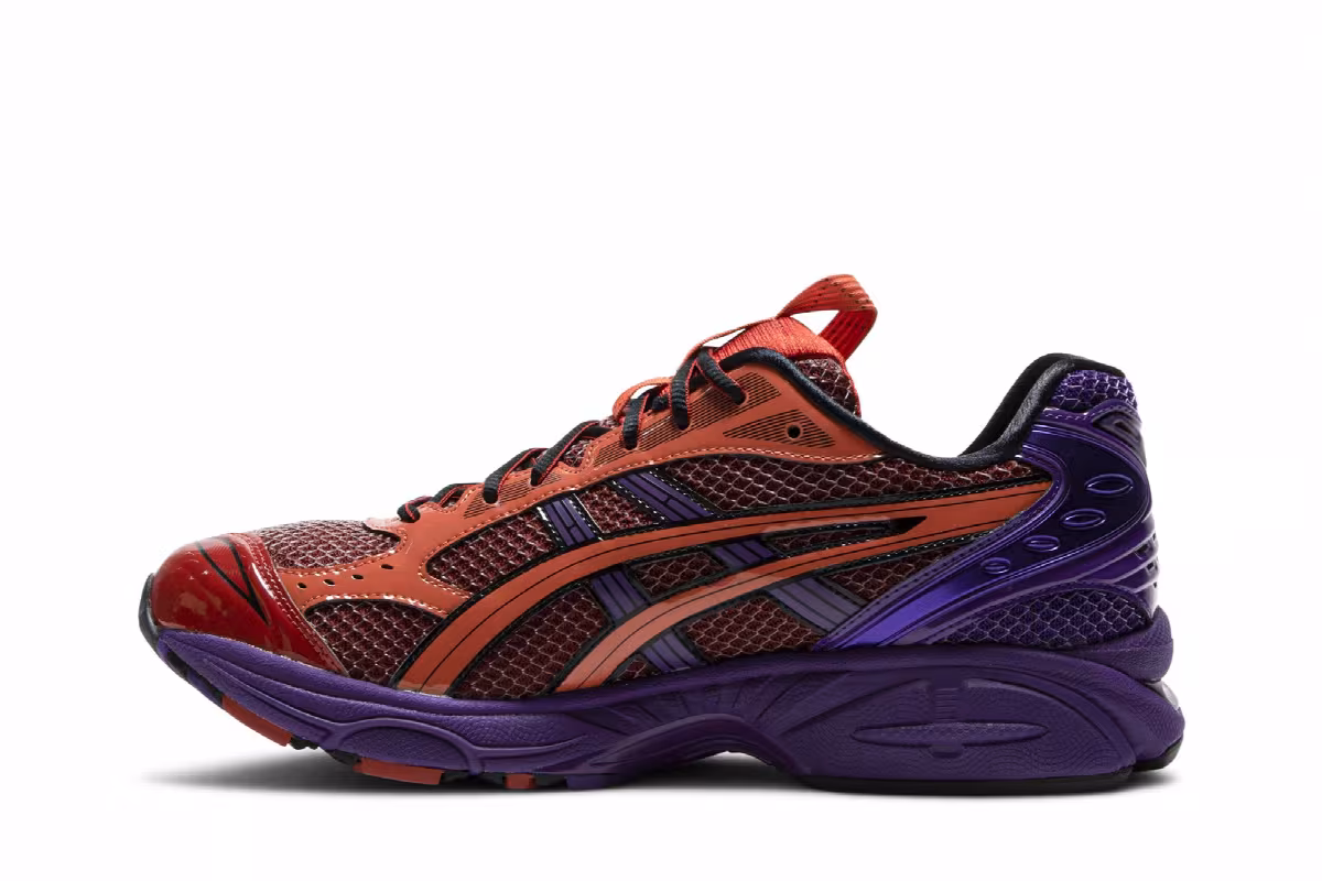 Kiko Kostadinov x ASICS UB1-S Gel Kayano 14 Classic Red Blue, view 4