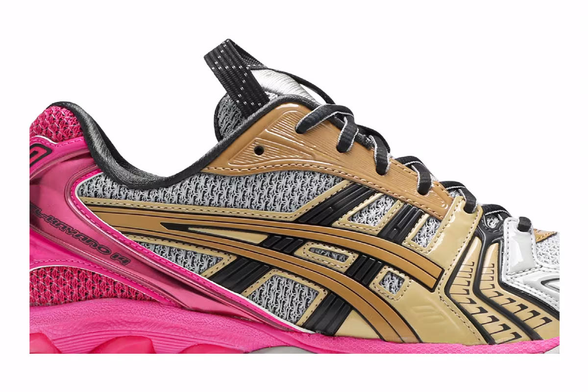 Kiko Kostadinov x ASICS Women's UB1-S Gel Kayano 14 Silver Pink Gold, view 3