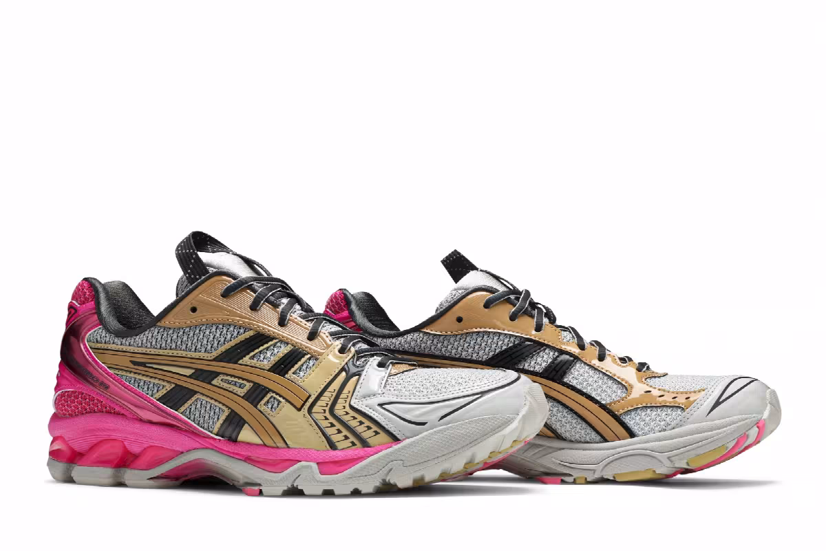 Kiko Kostadinov x ASICS Women's UB1-S Gel Kayano 14 Silver Pink Gold, view 9