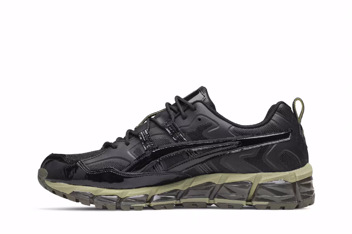 GmbH x ASICS Gel Nandi 360 Black, view 4
