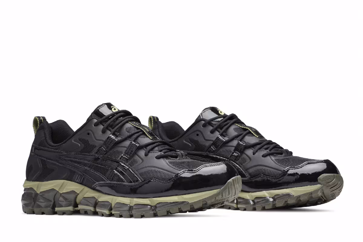 GmbH x ASICS Gel Nandi 360 Black, view 9