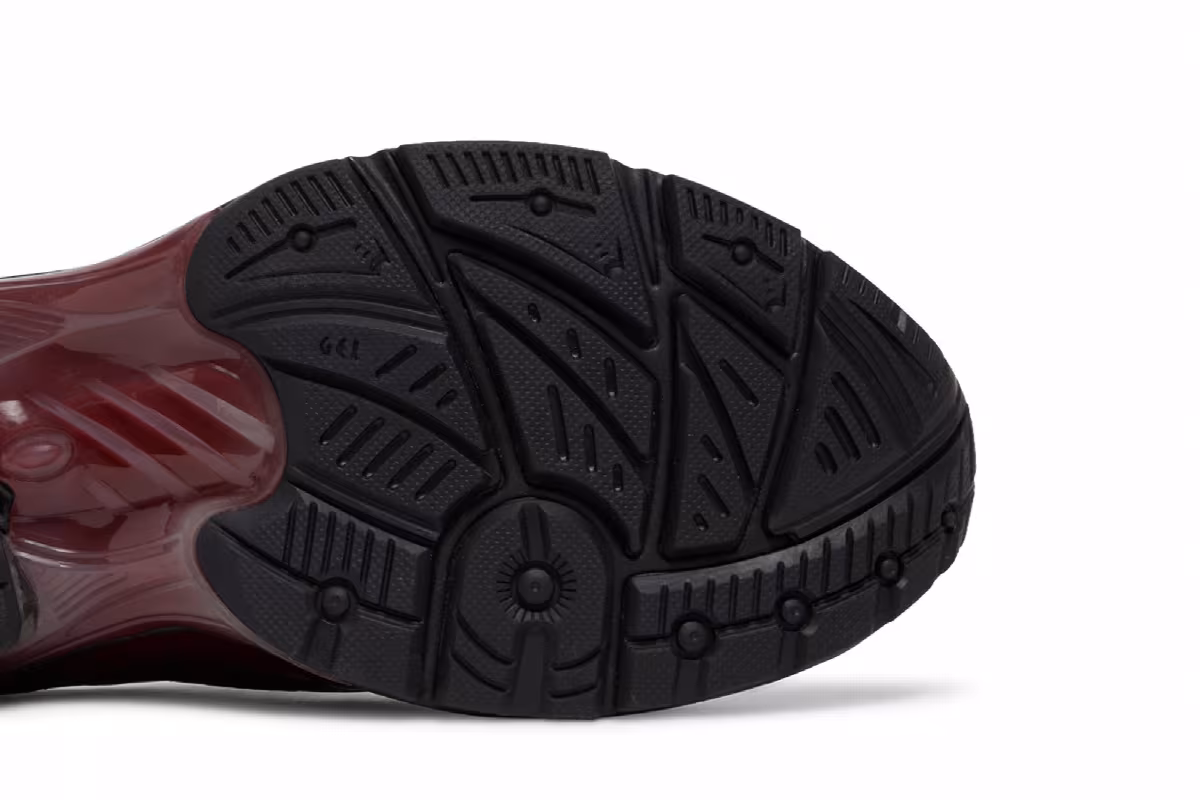 GmbH x ASICS Gel Chappal Burgundy, view 6