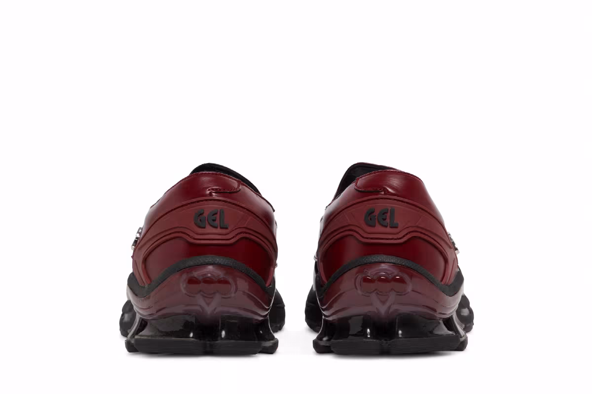 GmbH x ASICS Gel Chappal Burgundy, view 7