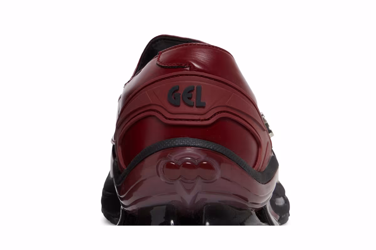 GmbH x ASICS Gel Chappal Burgundy, view 8
