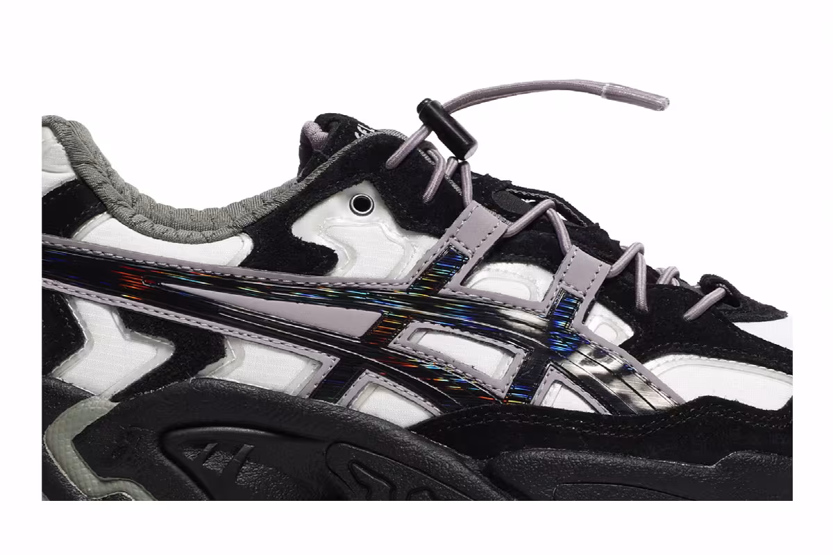 Pleasures x ASICS Gel Nandi Cream Graphite, view 3