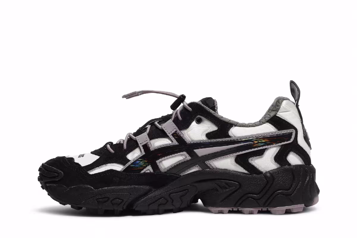 Pleasures x ASICS Gel Nandi Cream Graphite, view 4
