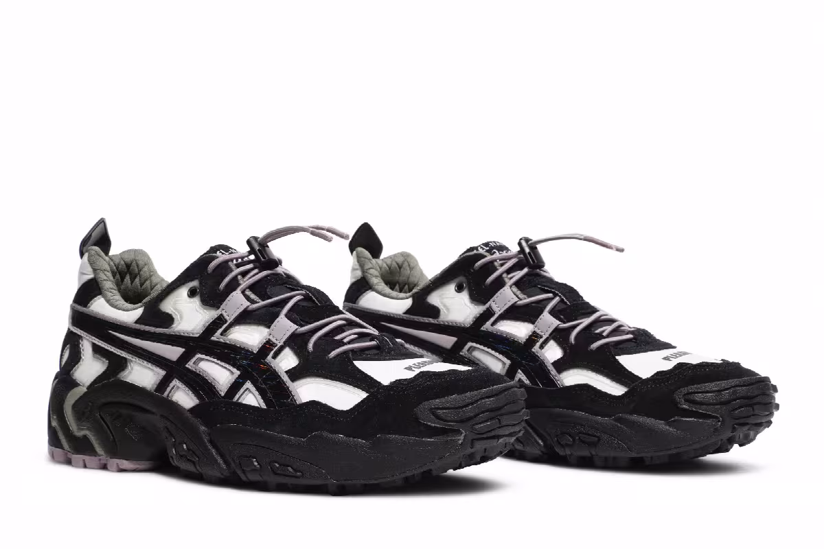 Pleasures x ASICS Gel Nandi Cream Graphite, view 9